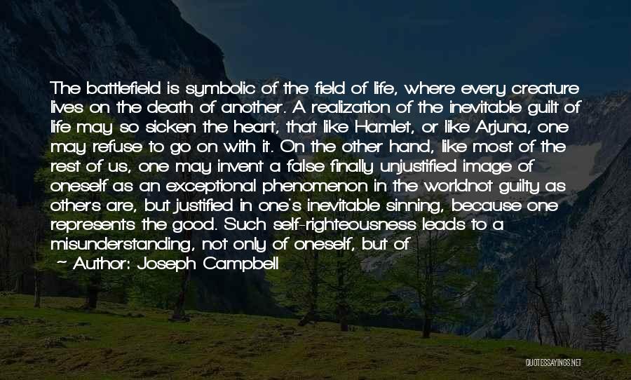 Life And Death In Hamlet Quotes By Joseph Campbell