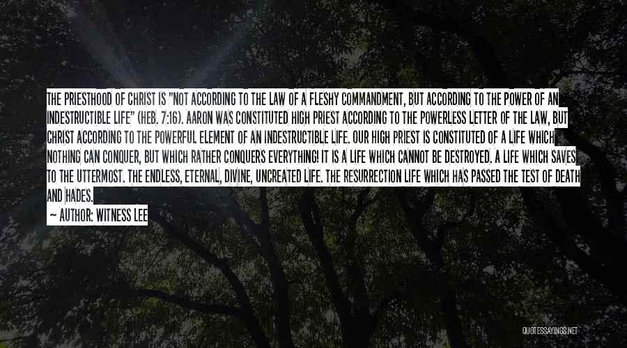 Life And Death In The Bible Quotes By Witness Lee