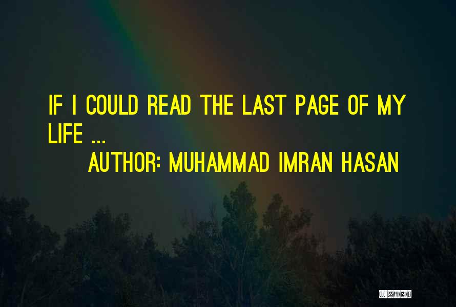 Life And Death Inspirational Quotes By Muhammad Imran Hasan