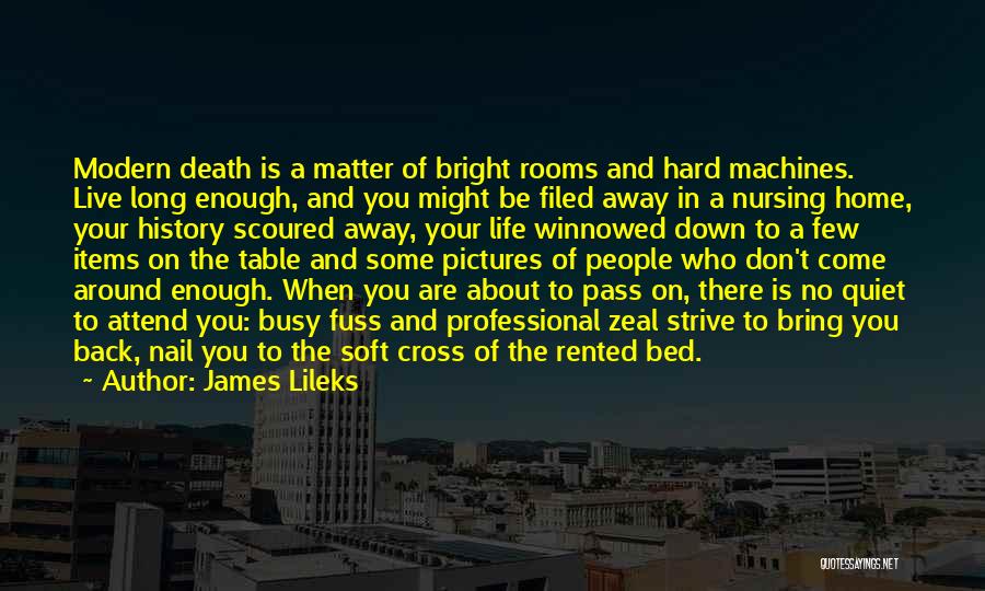 Life And Death Pictures Quotes By James Lileks