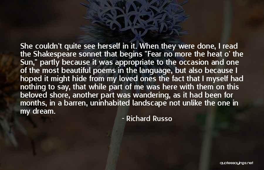 Life And Death Shakespeare Quotes By Richard Russo