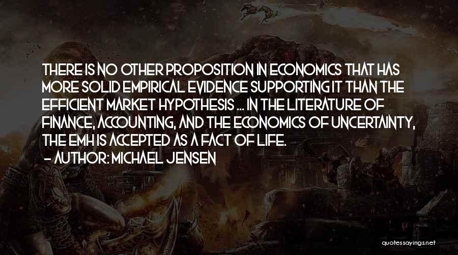 Life And Economics Quotes By Michael Jensen