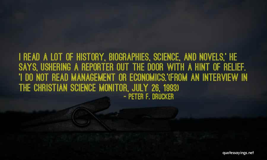 Life And Economics Quotes By Peter F. Drucker