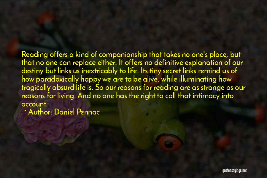 Life And Explanation Quotes By Daniel Pennac