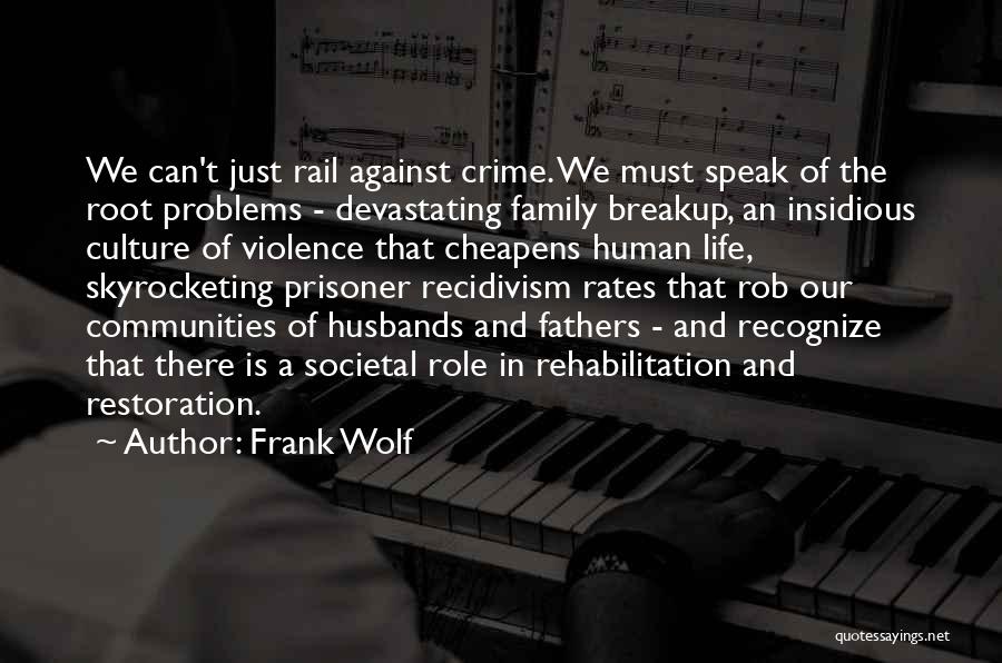 Life And Family Problems Quotes By Frank Wolf