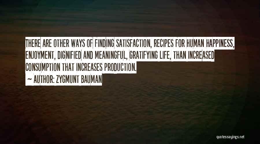 Life And Finding Happiness Quotes By Zygmunt Bauman