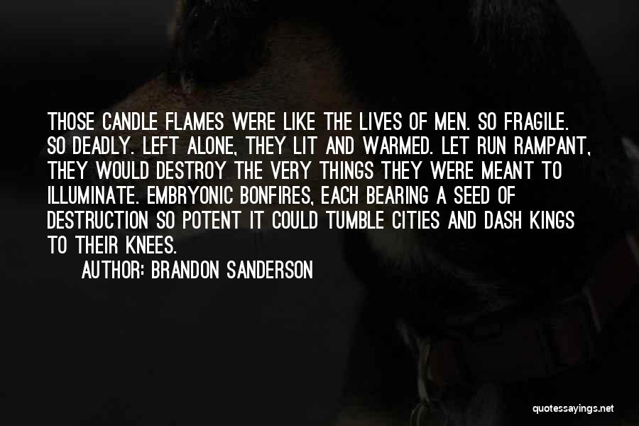 Life And Flames Quotes By Brandon Sanderson
