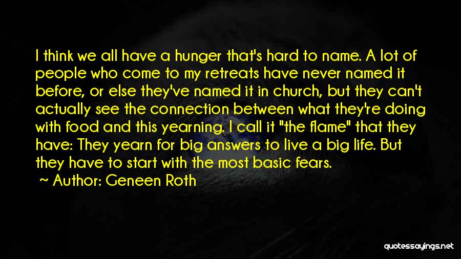 Life And Flames Quotes By Geneen Roth