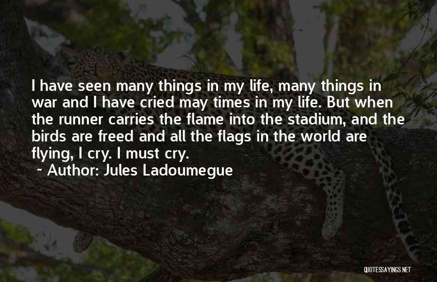 Life And Flames Quotes By Jules Ladoumegue