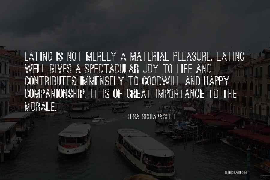 Life And Food Quotes By Elsa Schiaparelli Life And Food Quotes By Elsa Schiaparelli
