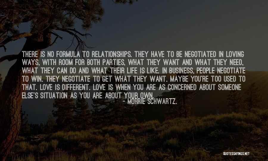 Life And Love Relationships Quotes By Morrie Schwartz. Life And Love Relationships Quotes By Morrie Schwartz.