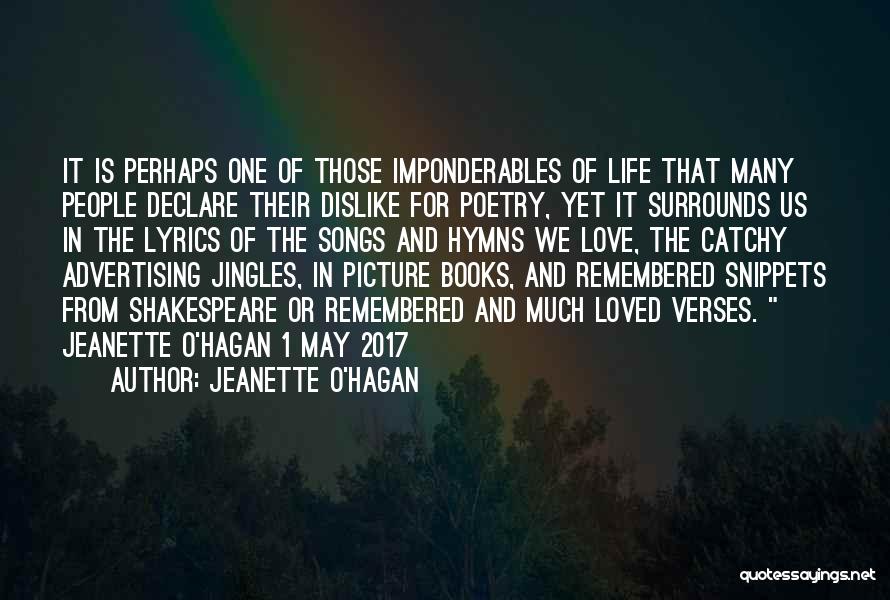 Life And Love Shakespeare Quotes By Jeanette O'Hagan