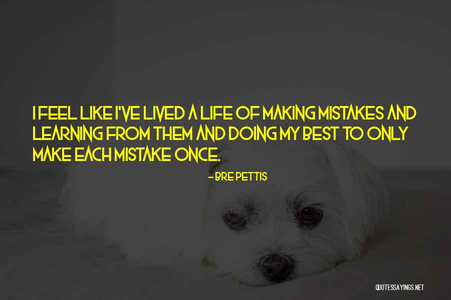 Life And Mistakes Learning Quotes By Bre Pettis Life And Mistakes Learning Quotes By Bre Pettis