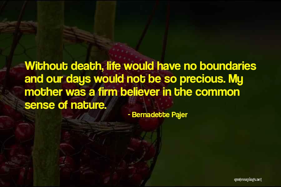 Life And Mother Nature Quotes By Bernadette Pajer