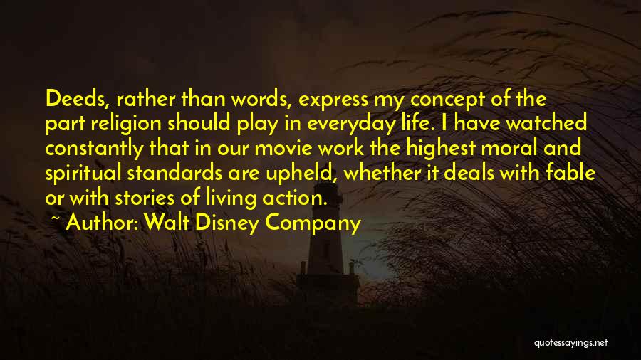 Life And Movie Quotes By Walt Disney Company