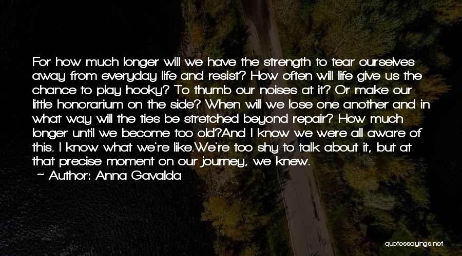 Life And Our Journey Quotes By Anna Gavalda