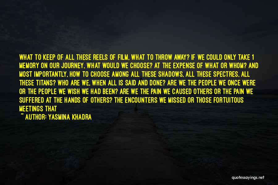 Life And Our Journey Quotes By Yasmina Khadra