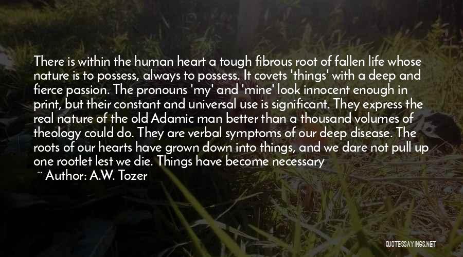 Life And Passion Quotes By A.W. Tozer