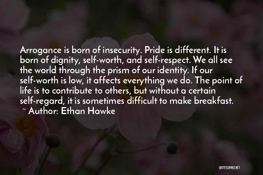 Life And Self Worth Quotes By Ethan Hawke