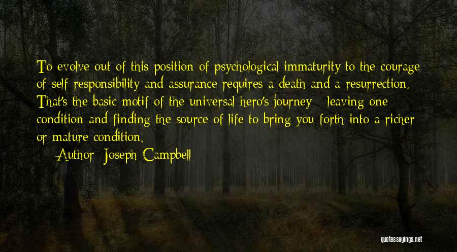 Life And The Journey Quotes By Joseph Campbell