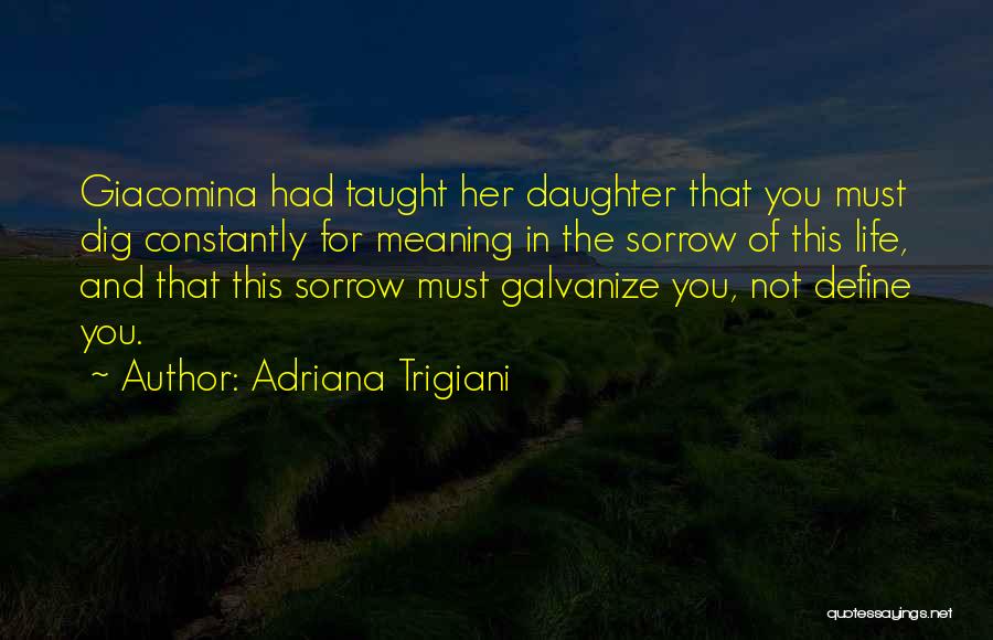 Life And The Meaning Quotes By Adriana Trigiani