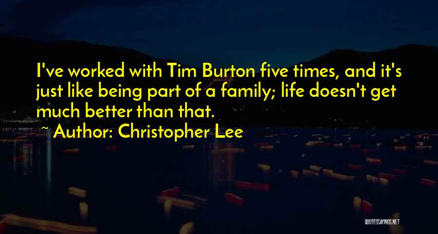 Life And Times Of Tim Quotes By Christopher Lee