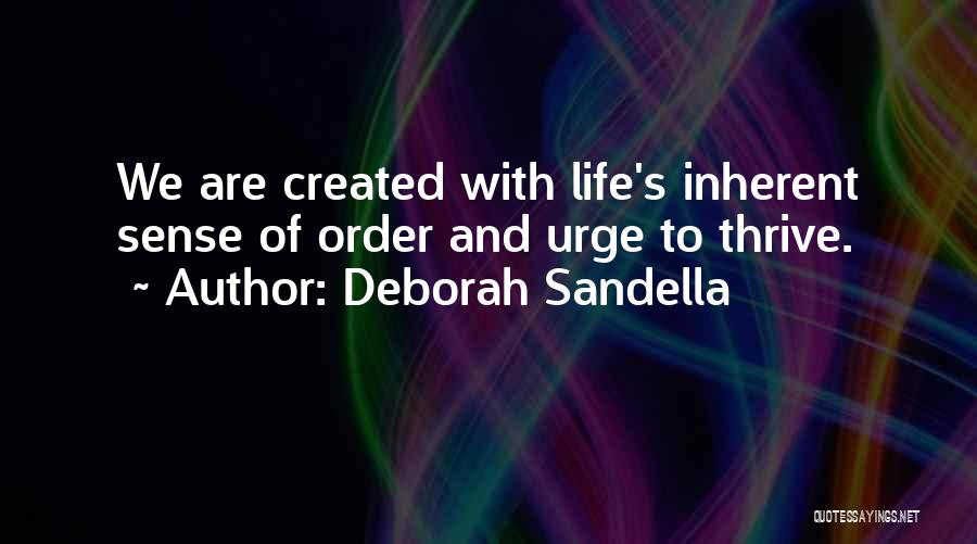 Life And Wellness Quotes By Deborah Sandella