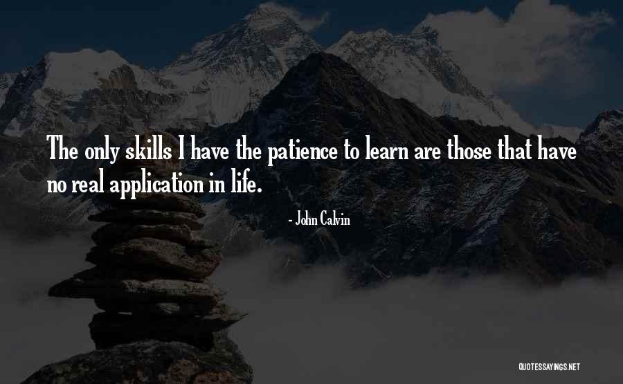 Life Application Quotes By John Calvin Life Application Quotes By John Calvin