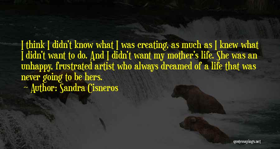 Life As A Mother Quotes By Sandra Cisneros