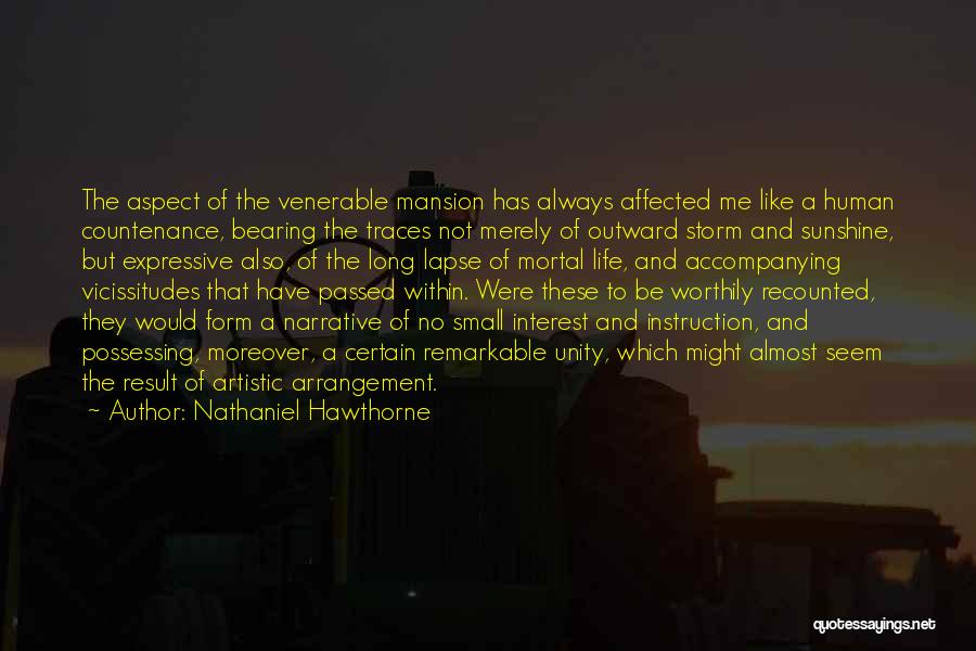 Life Aspect Quotes By Nathaniel Hawthorne