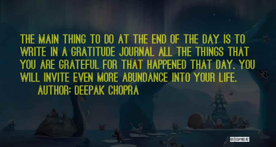 Life At The End Of The Day Quotes By Deepak Chopra