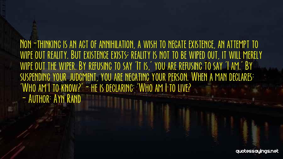 Life Attempt Quotes By Ayn Rand