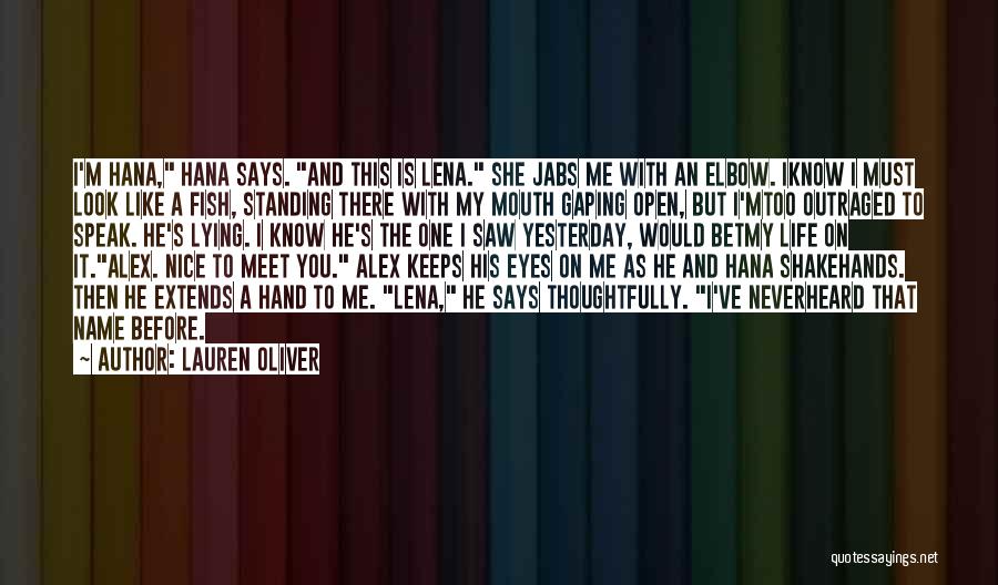 Life Before His Eyes Quotes By Lauren Oliver