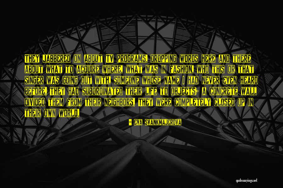 Life Before Tv Quotes By Eva Svankmajerova Life Before Tv Quotes By Eva Svankmajerova