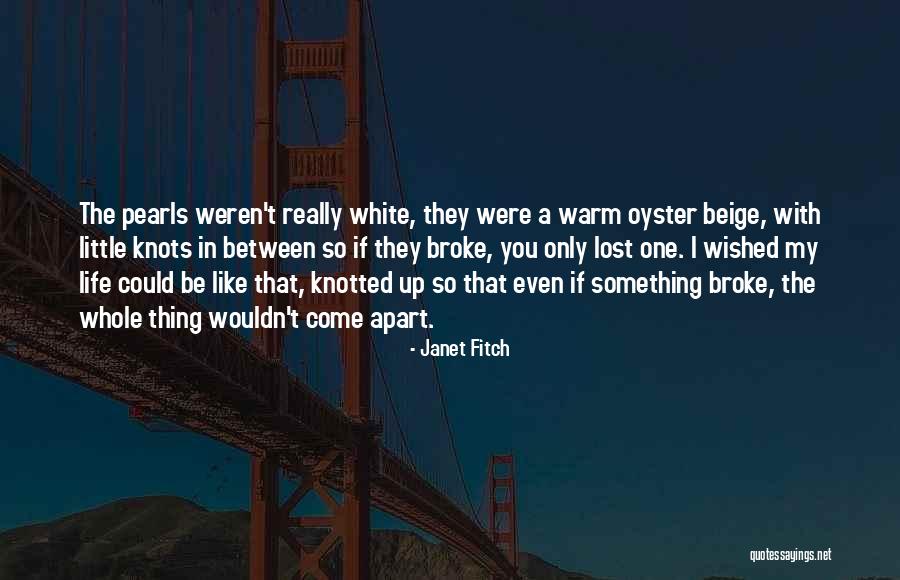 Life Beige Quotes By Janet Fitch