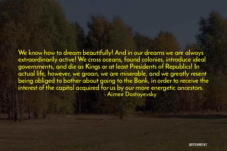 Life Being Just A Dream Quotes By Aimee Dostoyevsky