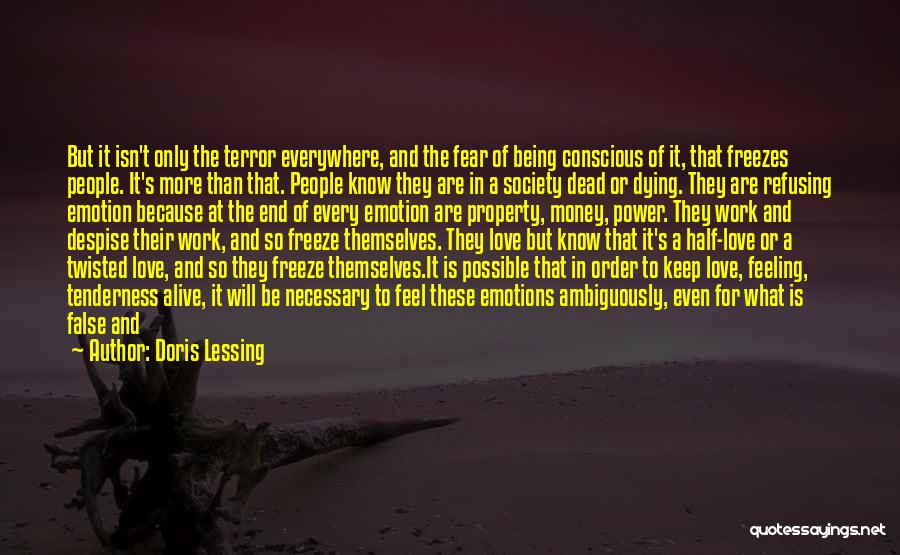 Life Being More Than Money Quotes By Doris Lessing