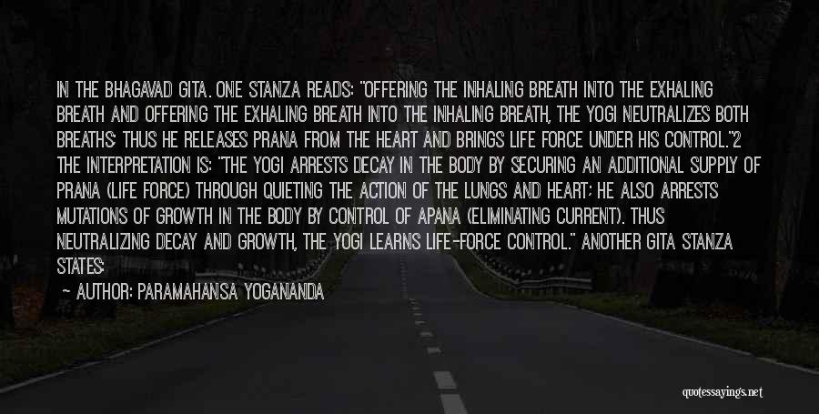 Life Bhagavad Gita Quotes By Paramahansa Yogananda