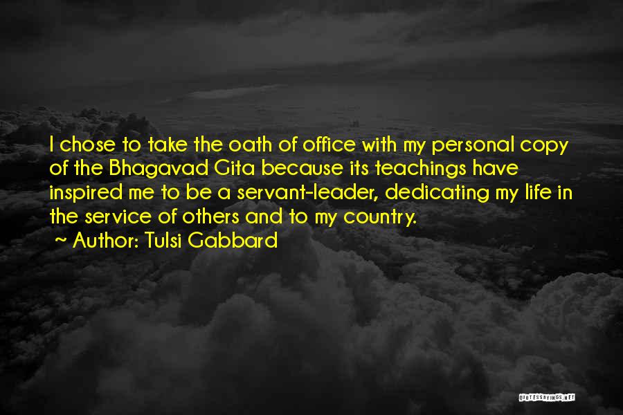 Life Bhagavad Gita Quotes By Tulsi Gabbard