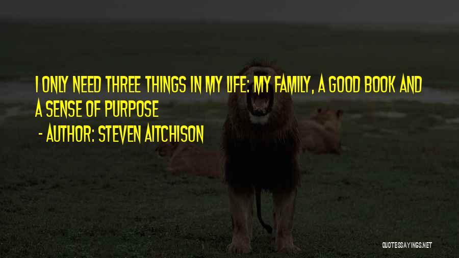 Life Book Quotes By Steven Aitchison
