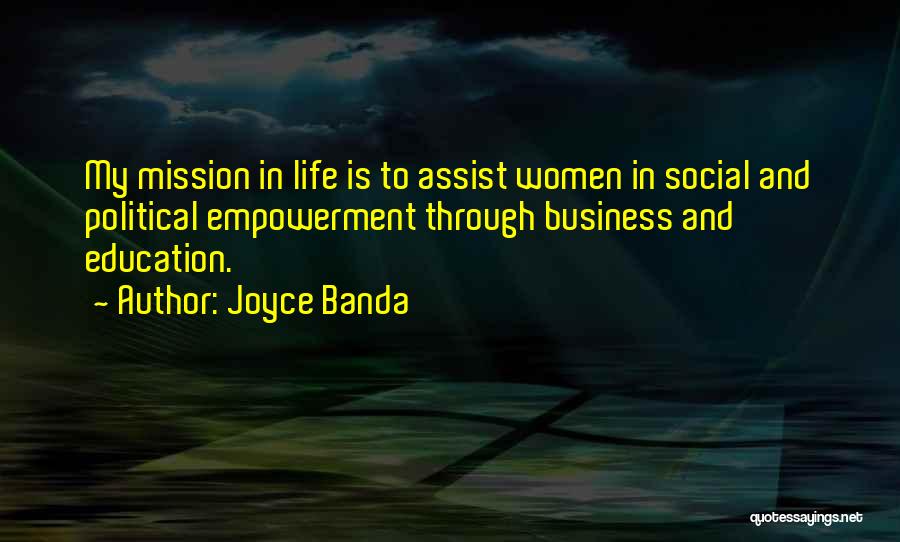 Life Business Quotes By Joyce Banda