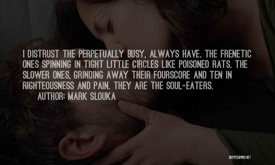 Life Busyness Quotes By Mark Slouka