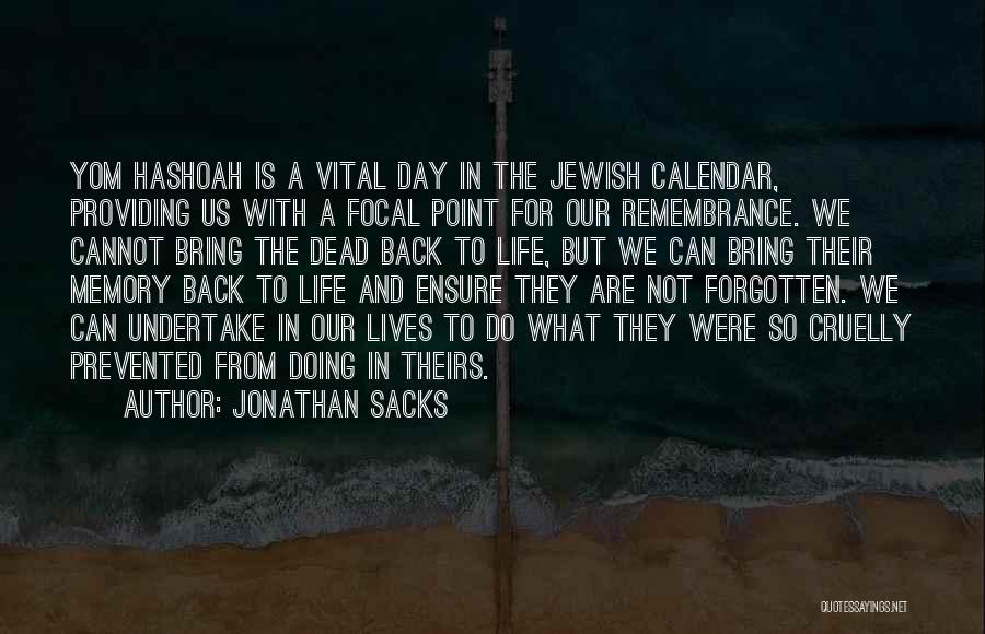 Life Calendar Quotes By Jonathan Sacks