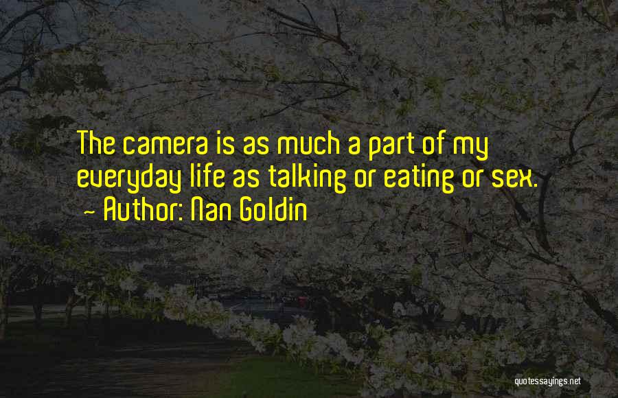 Life Camera Quotes By Nan Goldin