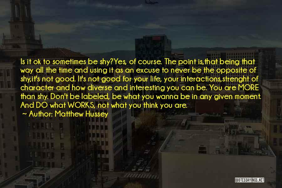 Life Can Be Boring Quotes By Matthew Hussey