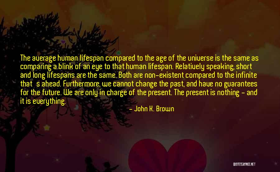 Life Can Change Blink Eye Quotes By John K. Brown