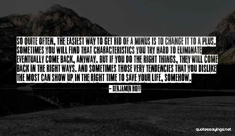 Life Can Get Hard Quotes By Benjamin Hoff