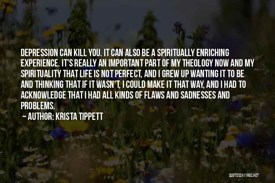 Life Can't Be Perfect Quotes By Krista Tippett