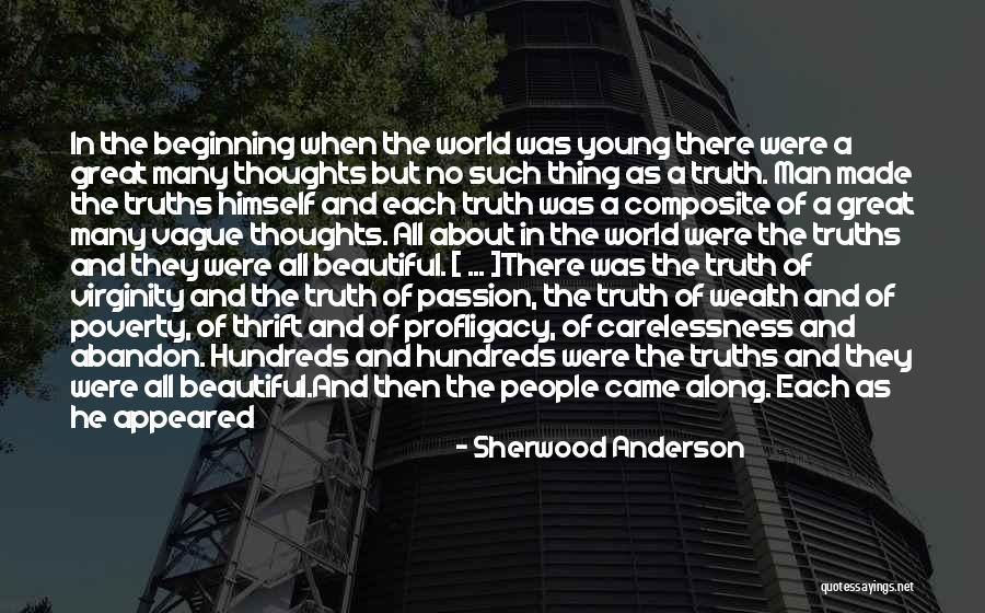 Life Carelessness Quotes By Sherwood Anderson