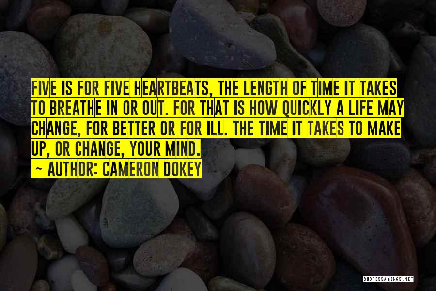 Life Change For The Better Quotes By Cameron Dokey